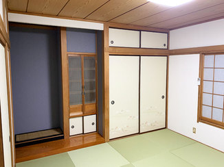 内装リフォーム 以前のイメージはそのままに、明るくキレイになった和室
